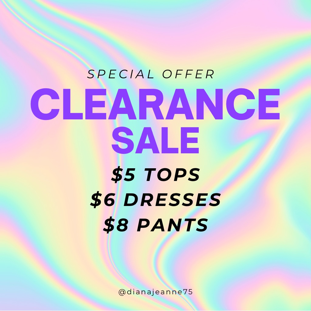 Clearance Sale